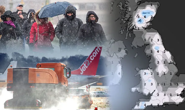 Amber Snow Warning Sparks UK Travel Chaos