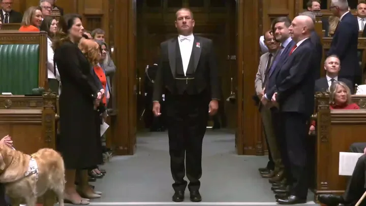 MP Shouts ‘Not Now Andy’ as Black Rod Summons Commons for King’s Speech