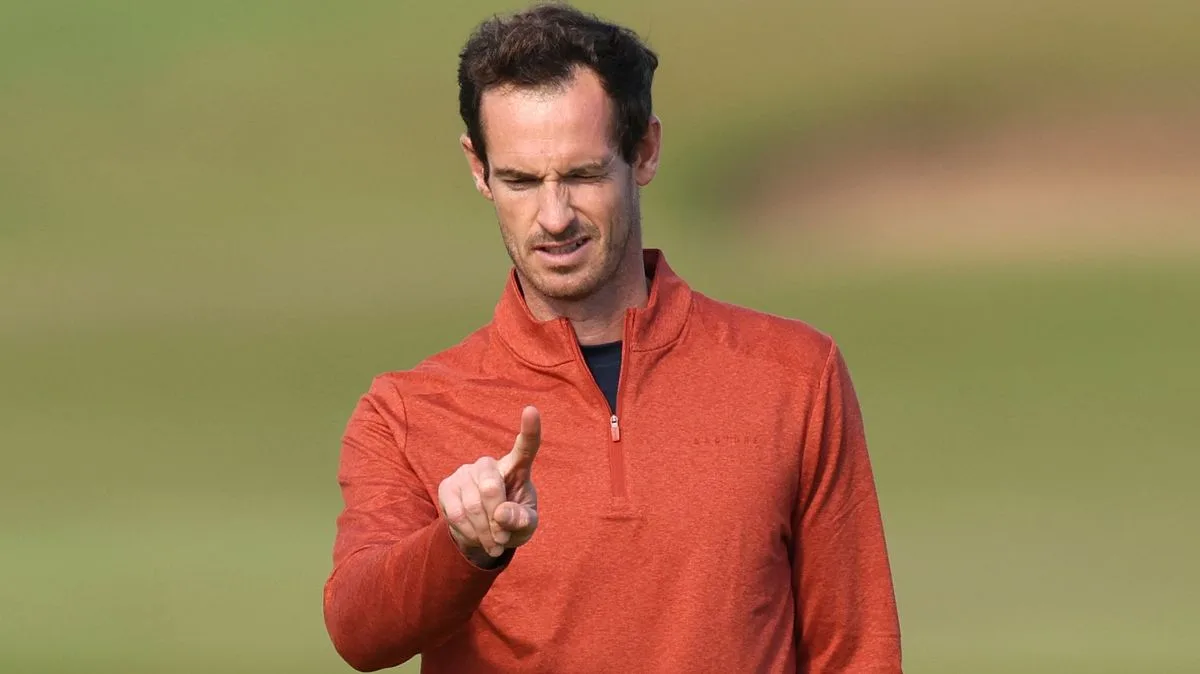 Andy Murray Learns Key Difference Between Golf and Tennis at Alfred Dunhill Links