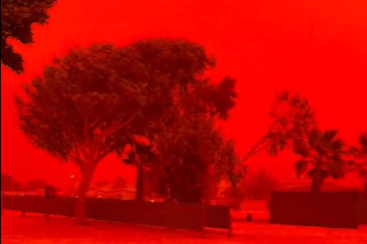 Apocalyptic Red Skies Over Australia Explained