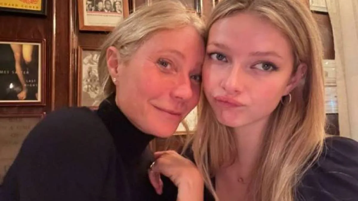 Apple Martin Channels Mother Gwyneth Paltrow in Red Gingham Bikini