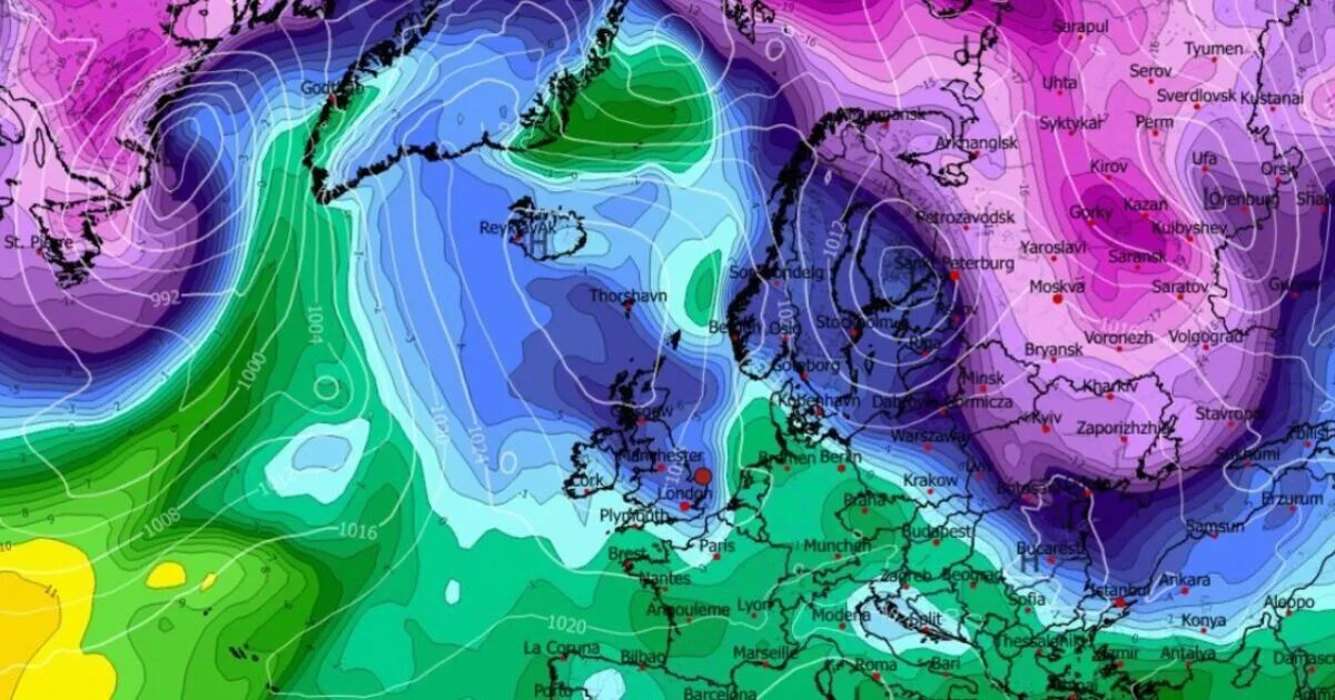 Arctic Blast to Bring -9C to UK on New Year's Eve