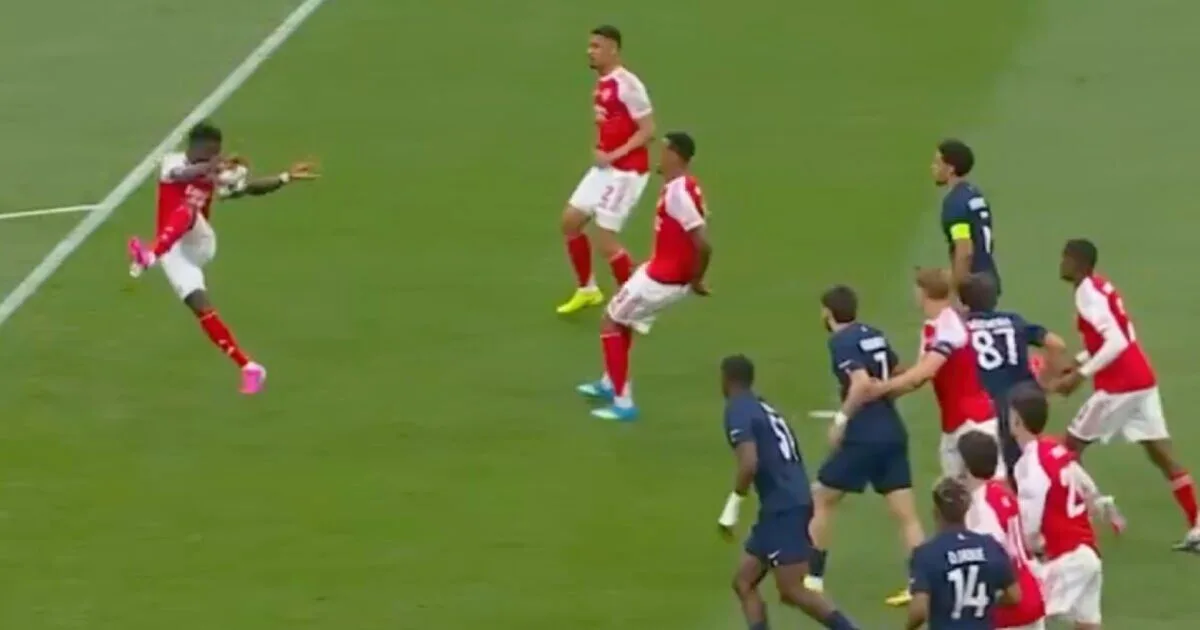 Saka Handball Controversy in Champions League Final as Arsenal Escape Penalty