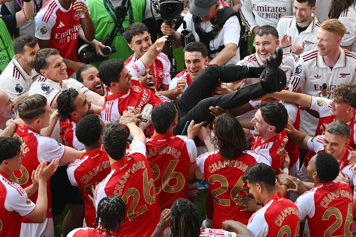 Arteta Uses Title Celebrations to Fuel Champions League Ambitions