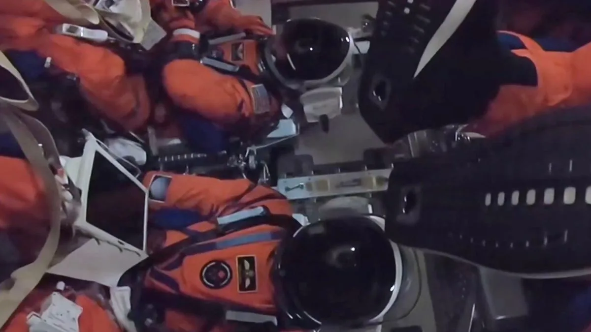 Artemis 2 astronauts face toilet trouble in cramped capsule