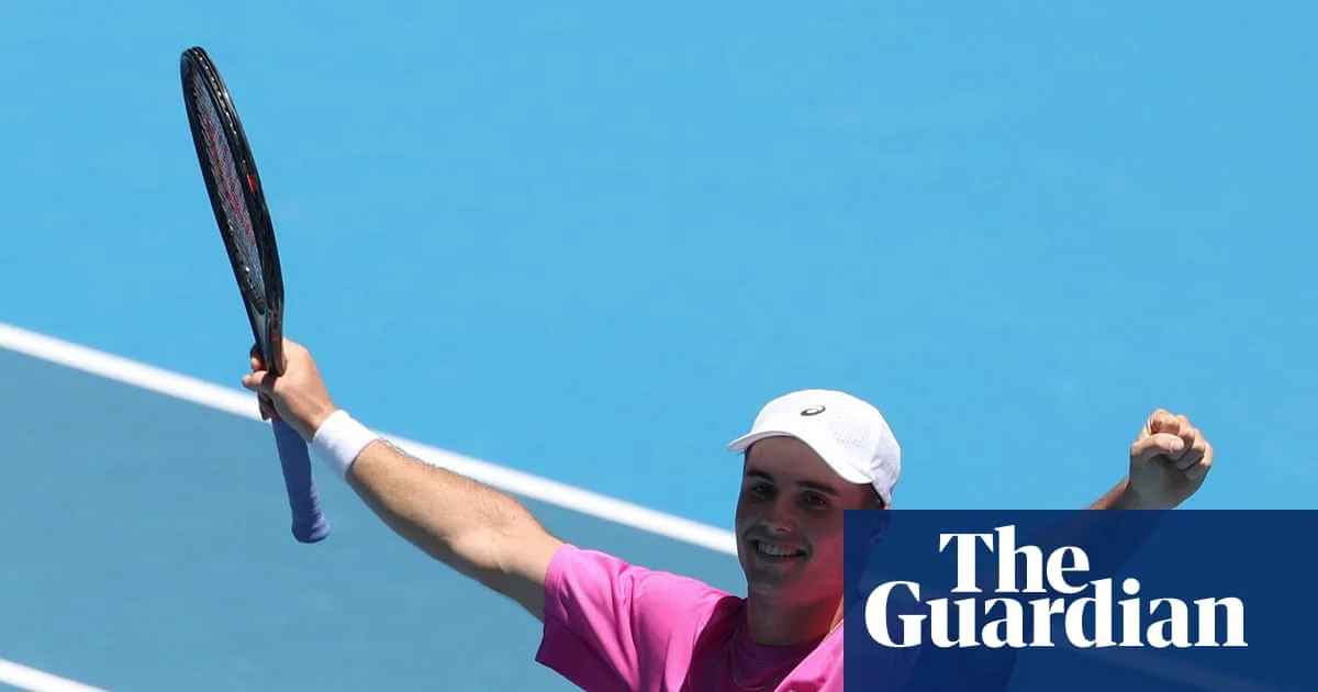 Britain’s Arthur Fery stuns 20th seed Cobolli in Australian Open upset