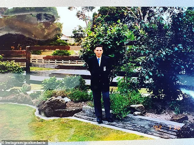 MasterChef's George Calombaris reveals unrecognisable throwback photo with full head of hair