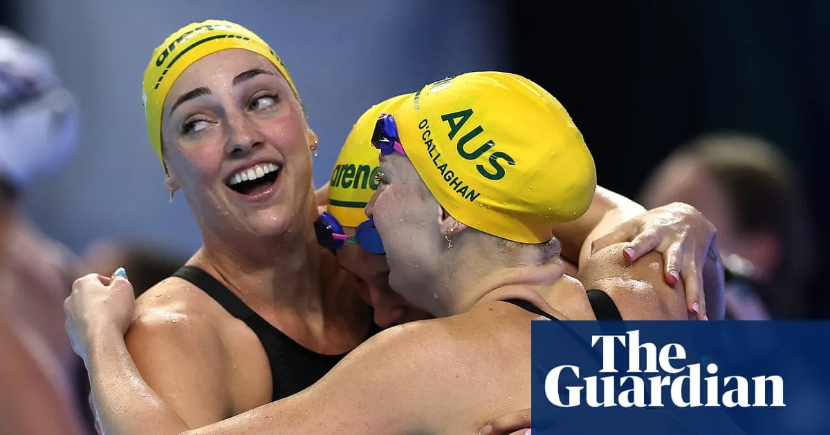 Australia Dominates World Swimming Championships Day One