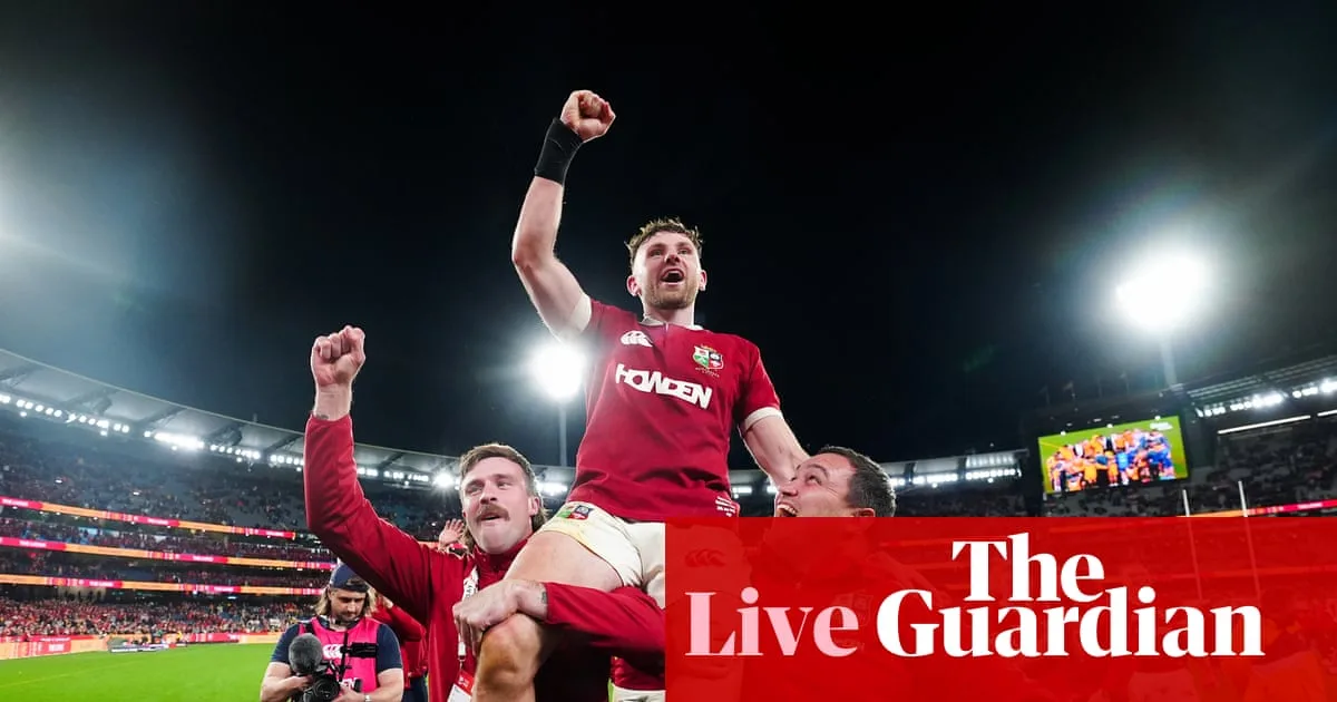 Lions Snatch Dramatic Second Test Victory Over Australia in Melbourne