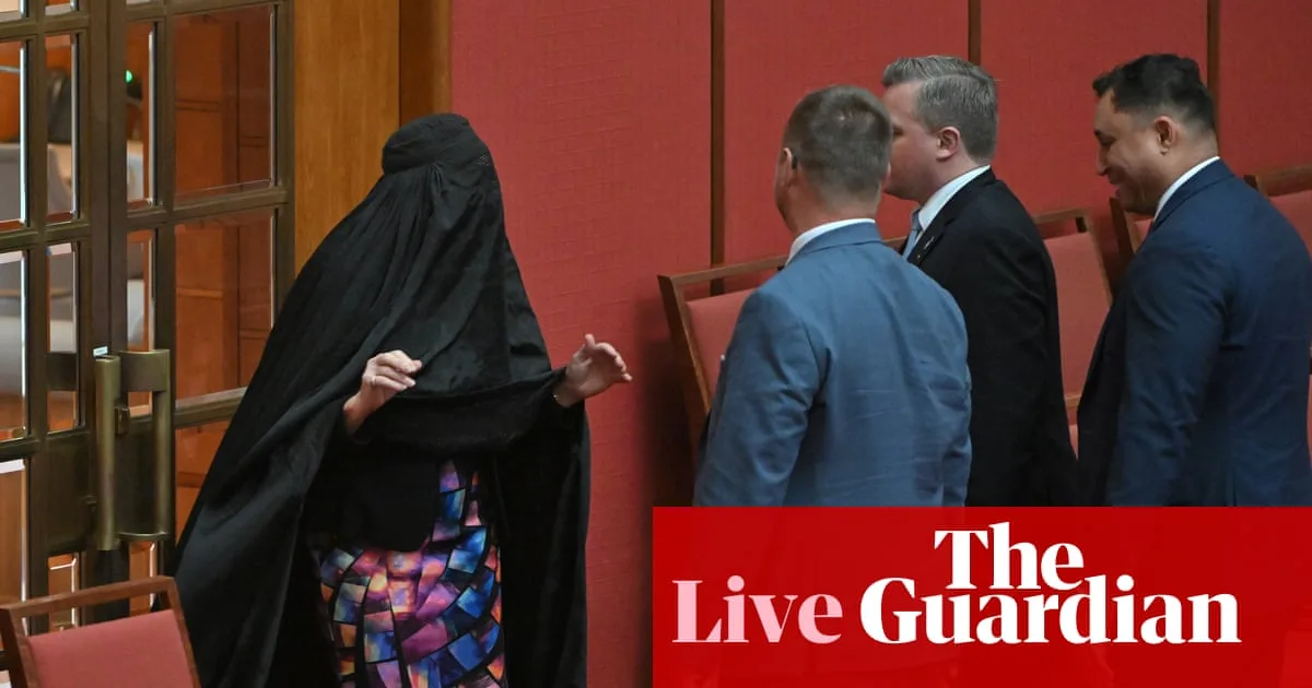 Australian MP Suspended for Burqa Stunt in Senate
