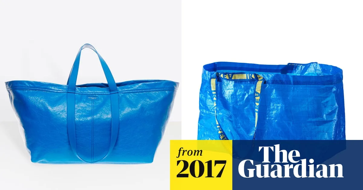 Ikea Frakta Bag Becomes High-Fashion Icon After Balenciaga Lookalike