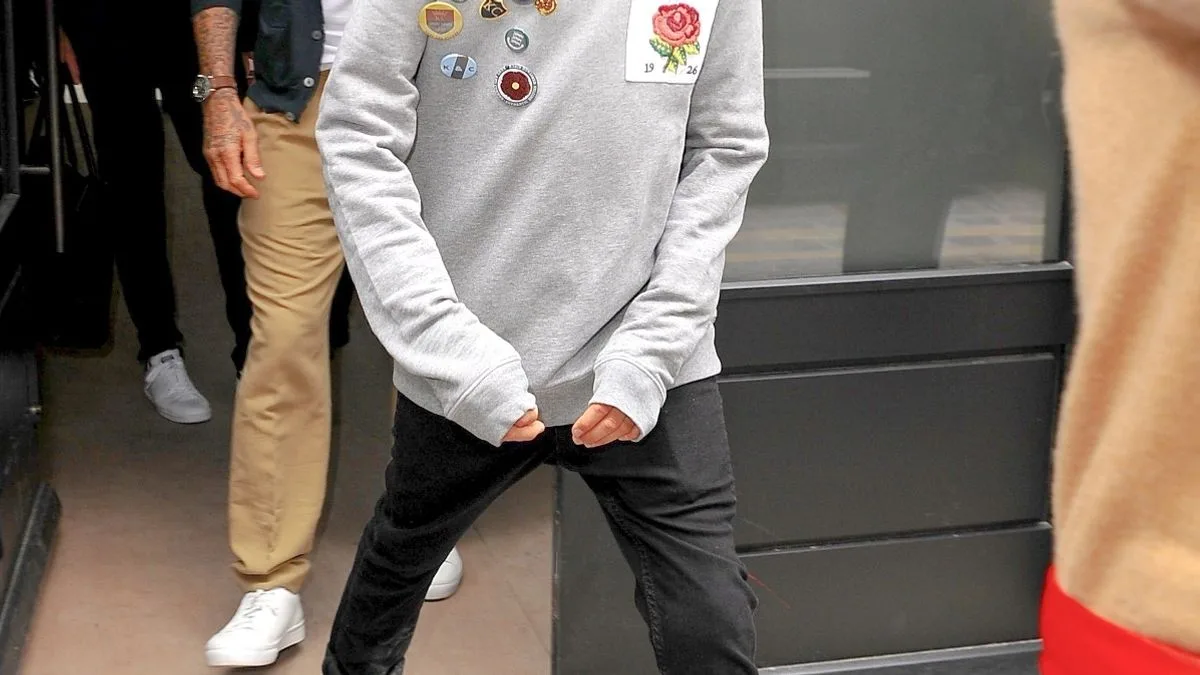 Romeo Beckham, 14, Adds Personal Touch to Dad David's Fashion Line