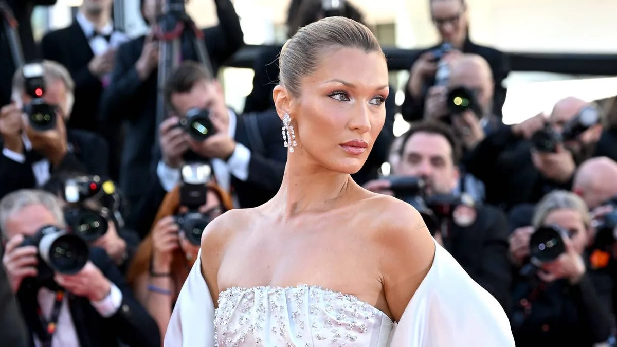 Bella Hadid Defies Cannes Dress Code with Sheer Top