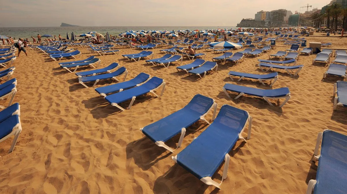 Benidorm Sunbeds Empty Due To Pricing Surprise
