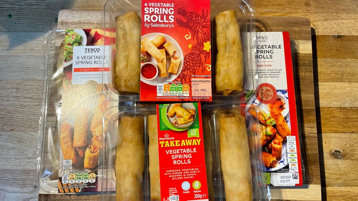 Supermarket Spring Roll Taste Test: A Disappointing Experience