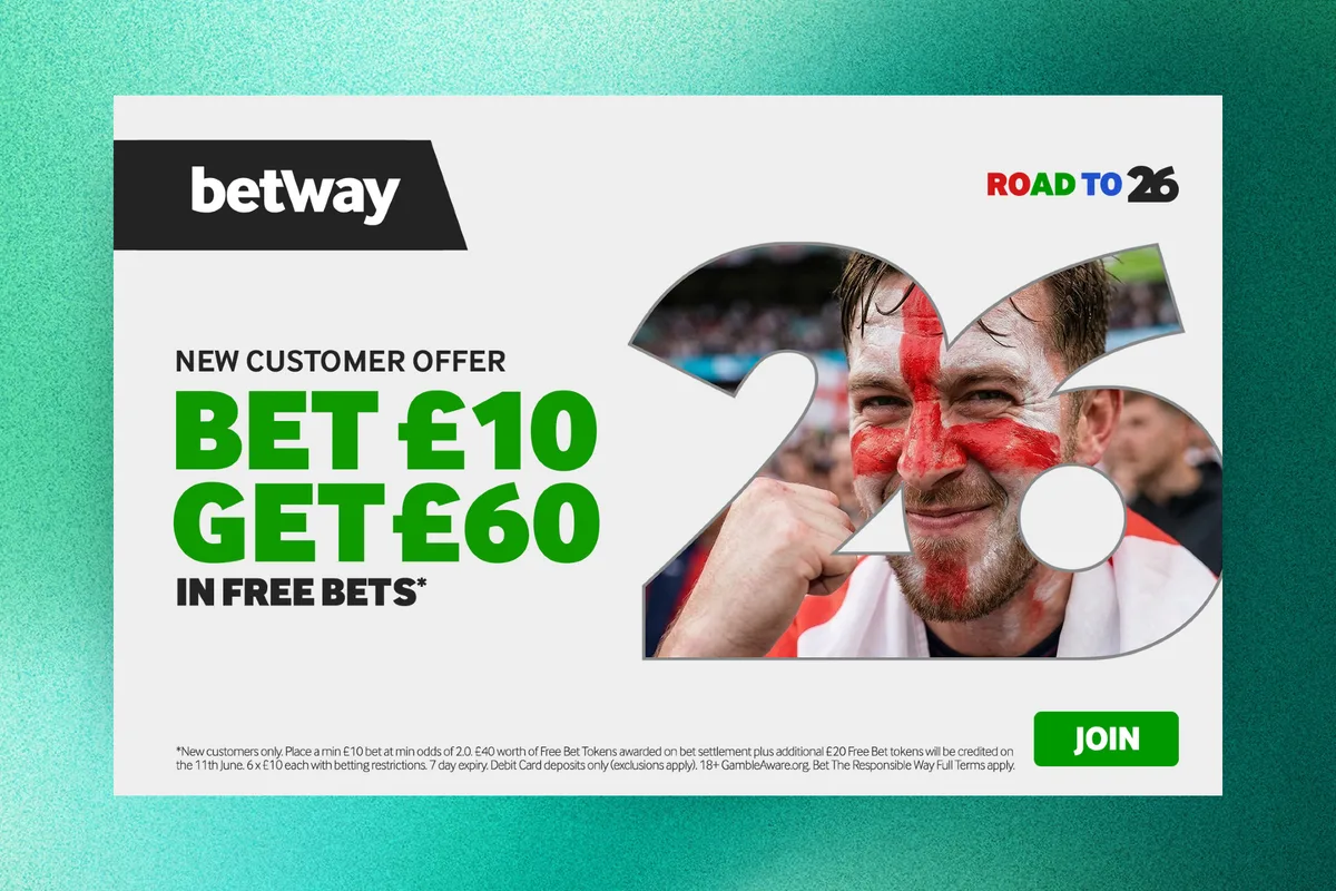 Betway World Cup Offer: Bet £10, Get £60 in Free Bets