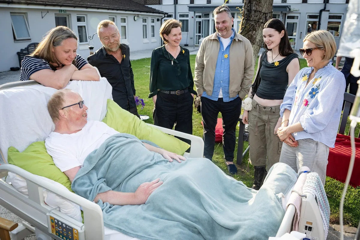 Blue Lights Stars Visit Belfast Hospice
