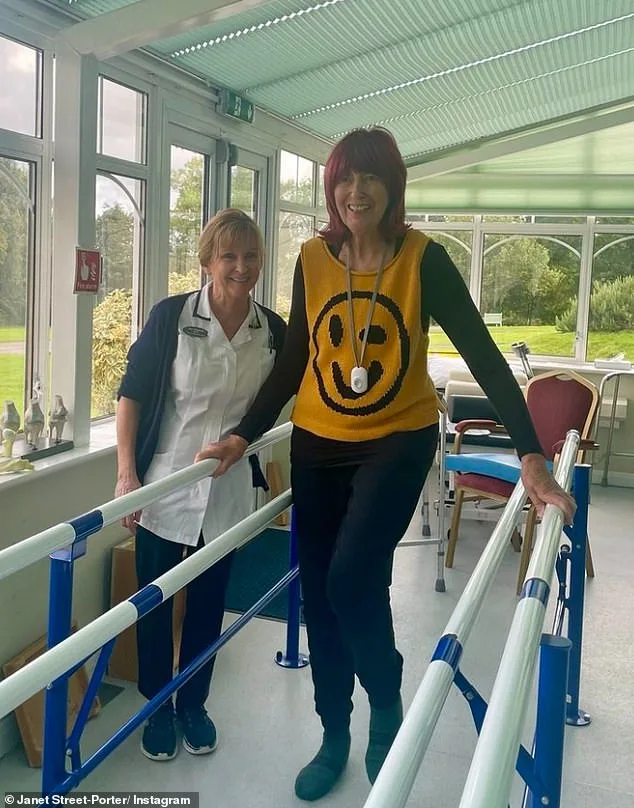 Janet Street-Porter Shares Recovery Update from Rehab After Hip Surgery