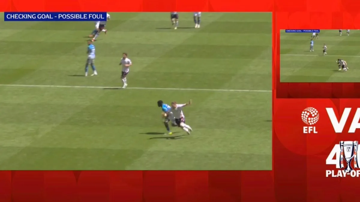 Bolton vs Stockport: VAR Drama as Play-Off Final Goal Disallowed