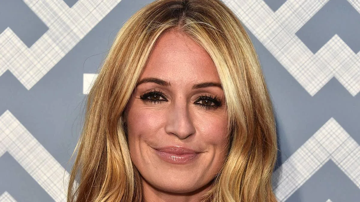 Cat Deeley Stuns in Bikini During Santorini Getaway