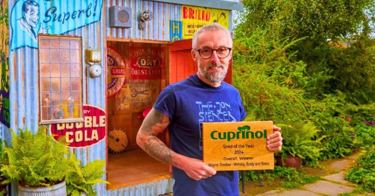 Vintage Mural Shed Triumphs at Shed of the Year 2024