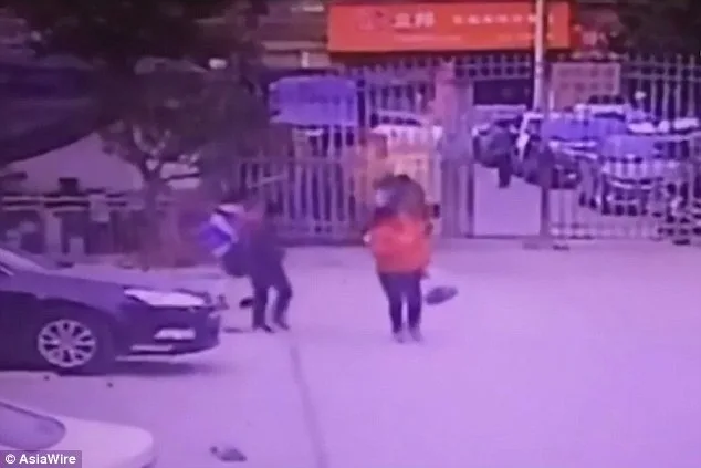 Boy Escapes Injury After Throwing Firework Down Manhole in China