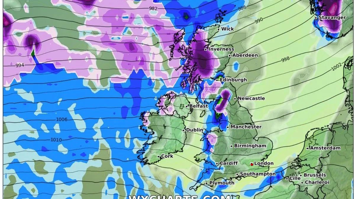 UK Braces for 15C Arctic Blast and 320-Mile Snow Wall