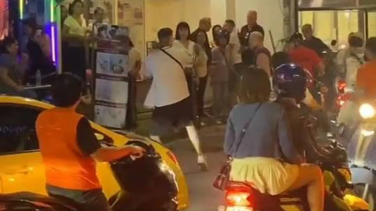 British Tourists Brawl Over Parking Space in Pattaya Before Reconciling Over Massage