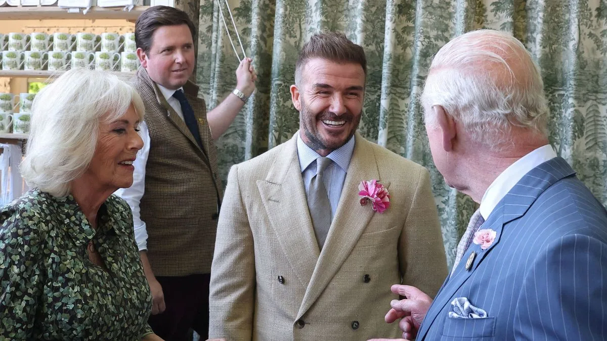 David Beckham Meets King Charles Amid Cooled Ties With Prince Harry