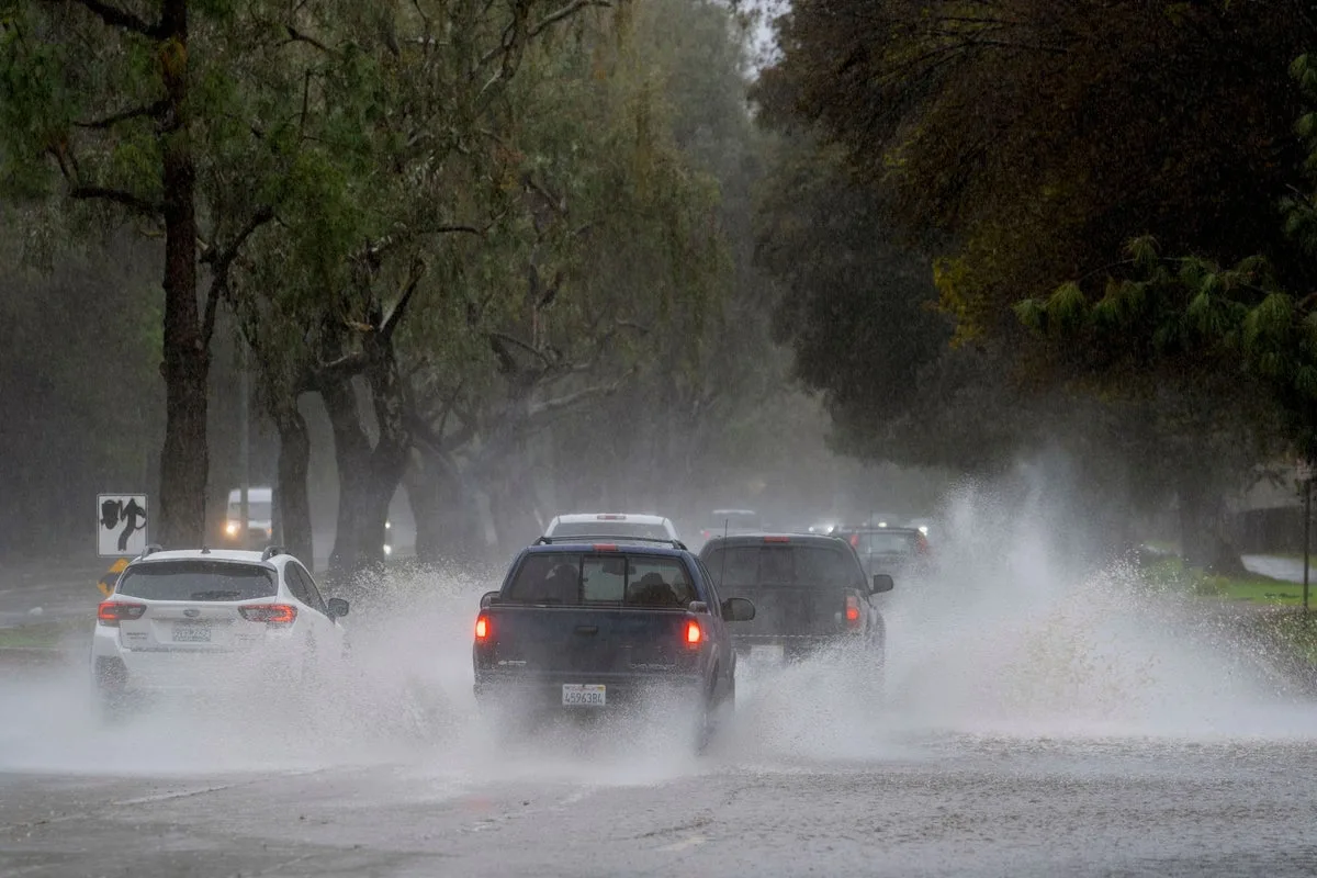 Mudslide Fears as Torrential Rain Returns to California