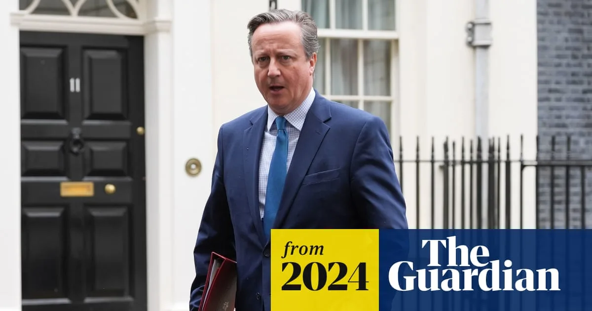 Cameron Sat on Gaza Law Breach Advice, Officials Say