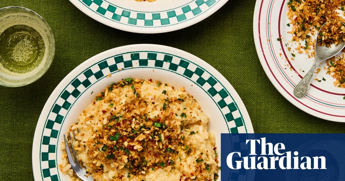 Cauliflower and Parmesan Risotto with Lemon Breadcrumbs Recipe