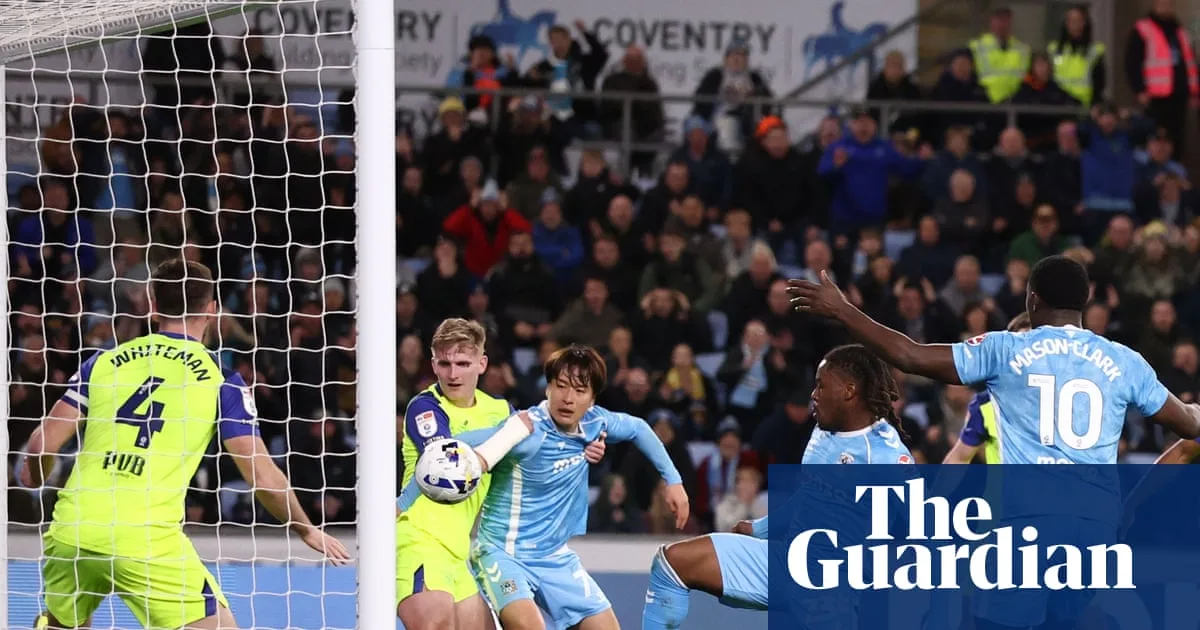 Coventry extend Championship lead as Middlesbrough stumble