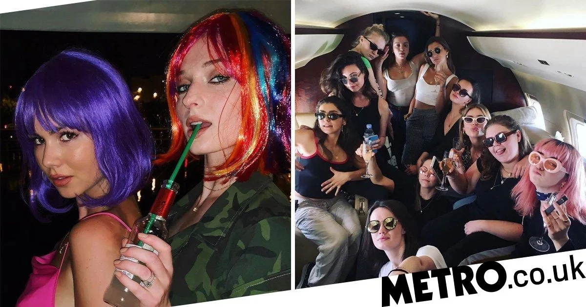 Sophie Turner's Hen Party in Benidorm Features Alcopops and Fluorescent Wigs