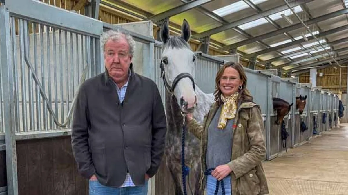 Jeremy Clarkson Celebrates First Racehorse Win with Hawkstone Beer