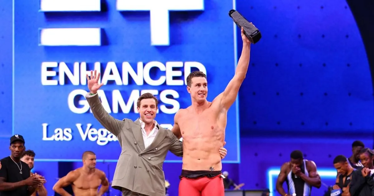 Clean Olympian Hunter Armstrong Wins Enhanced Games Backstroke