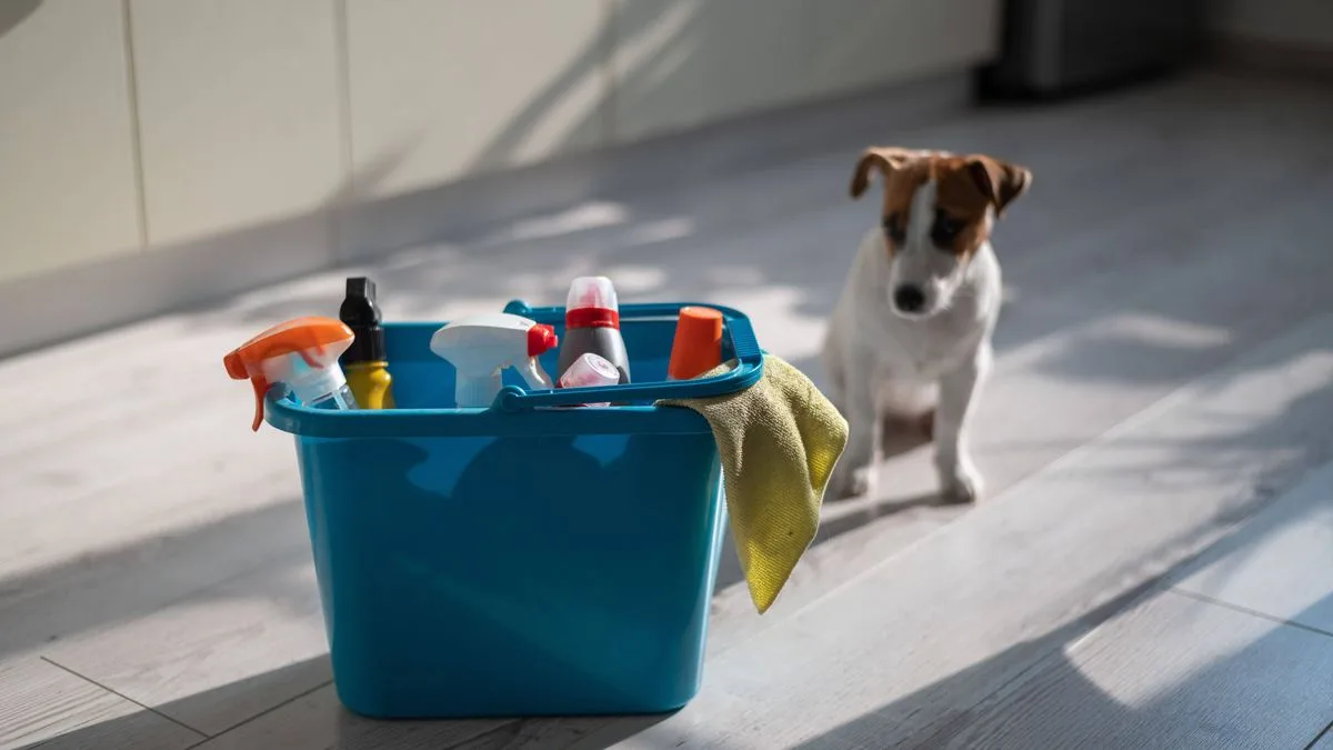 Spring Cleaning Products Can Cause Painful Burns to Pets, Vets Warn