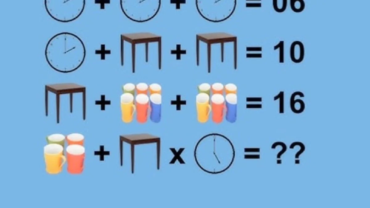 Clock and Table Riddle Baffles Britain