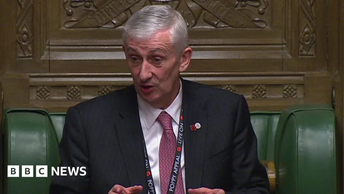 Speaker Sir Lindsay Hoyle Faces Crisis Over Controversial China Vote Decision