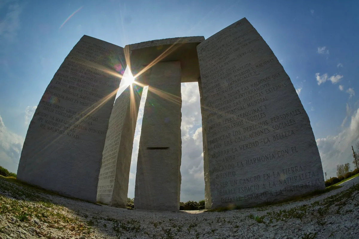 Conspiracy Theorists Claim God Destroyed Georgia Guidestones