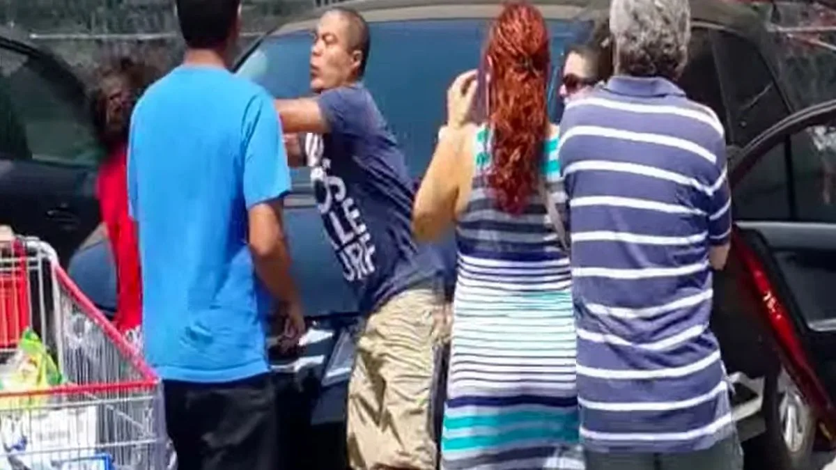 Costco Car Park Brawl Caught on Camera in Ontario