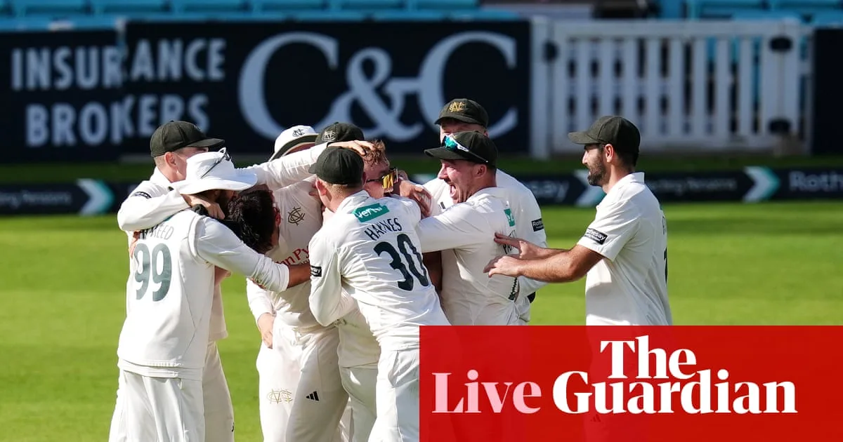 Nottinghamshire Stun Surrey in Thriller, Glamorgan Promoted