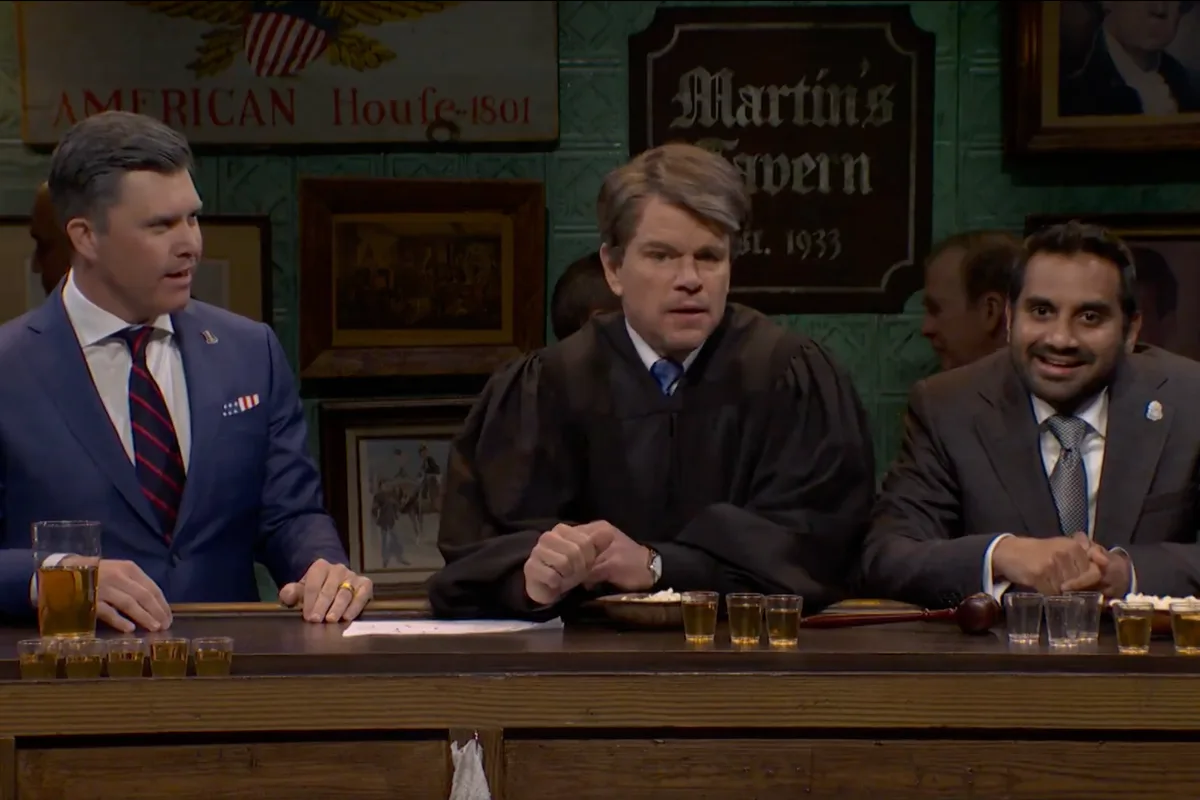 Matt Damon's Brett Kavanaugh Reveals Trump Third Term in SNL Sketch