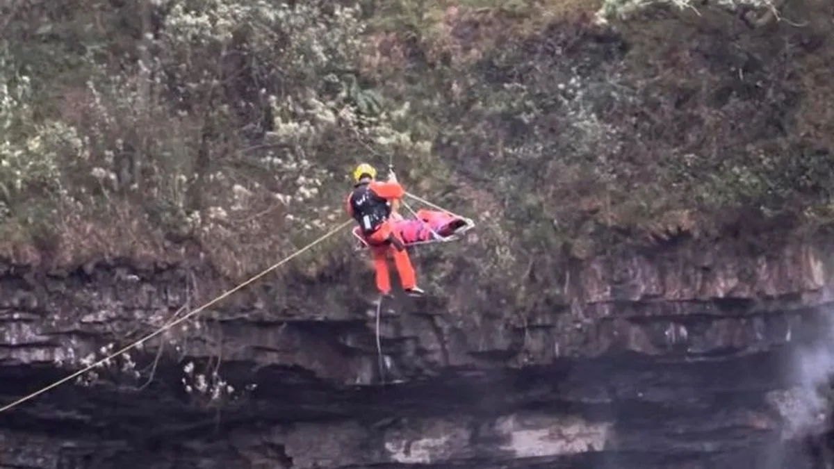 Daredevil Breaks Both Legs in Welsh Waterfall Jump