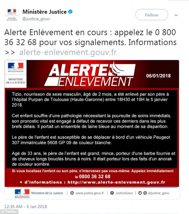France on Alert After Father Snatches Ill Baby from Hospital