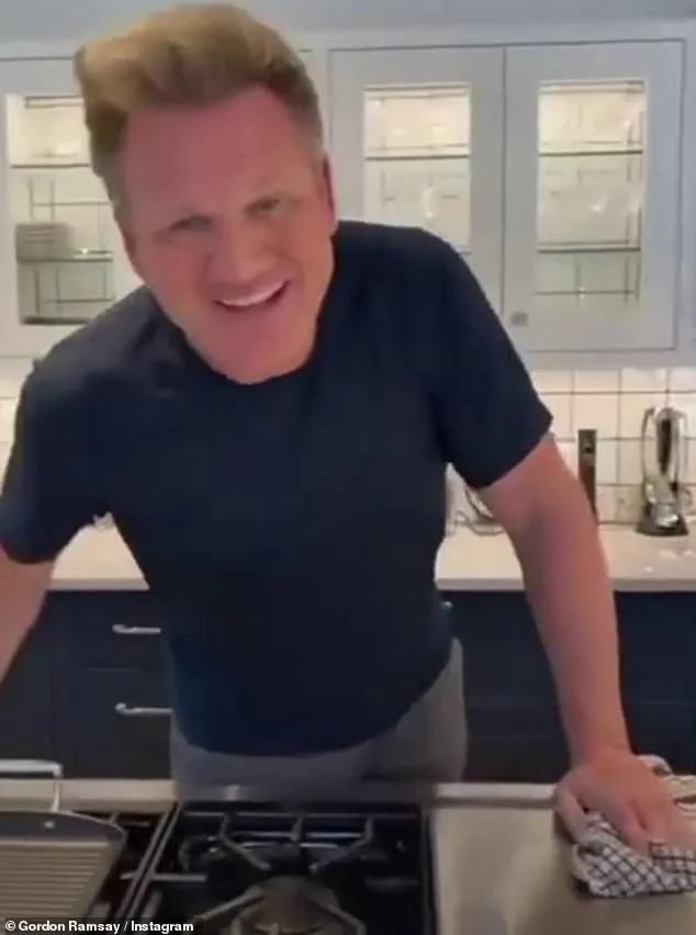 Gordon Ramsay Dashes Into Kitchen After Daughter Warns He's Late for Instagram Live