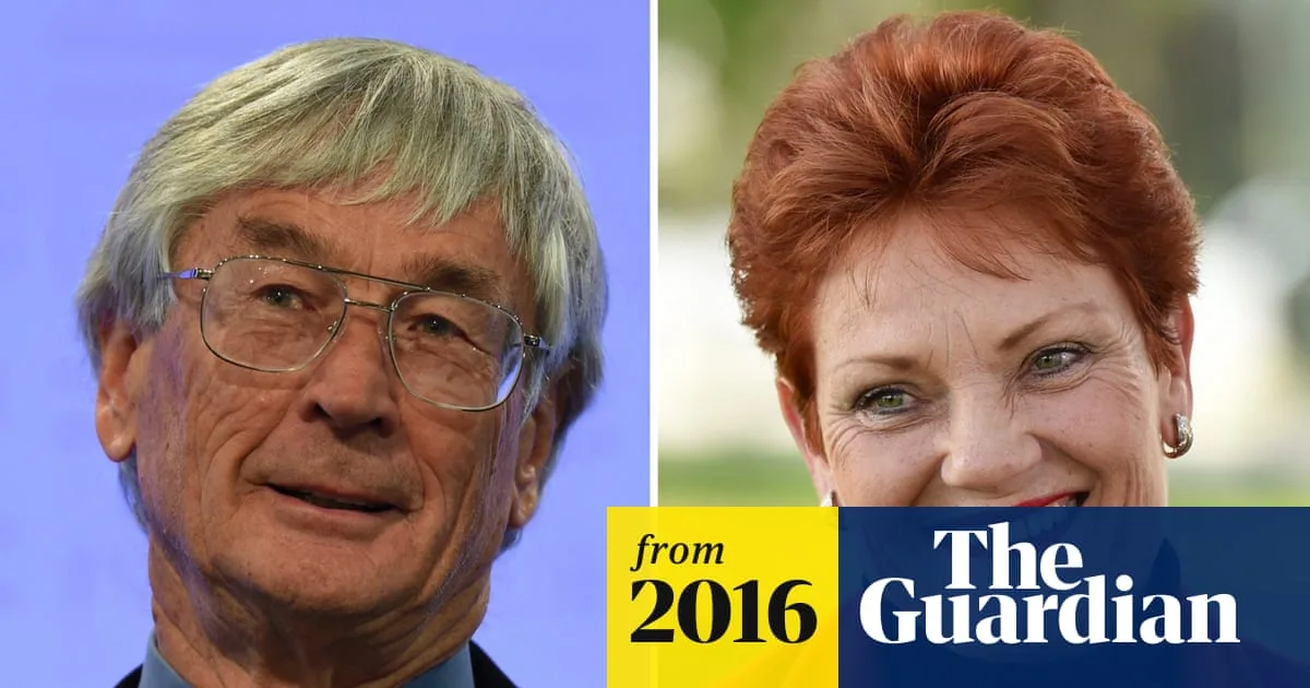 Dick Smith Backs Pauline Hanson on Immigration