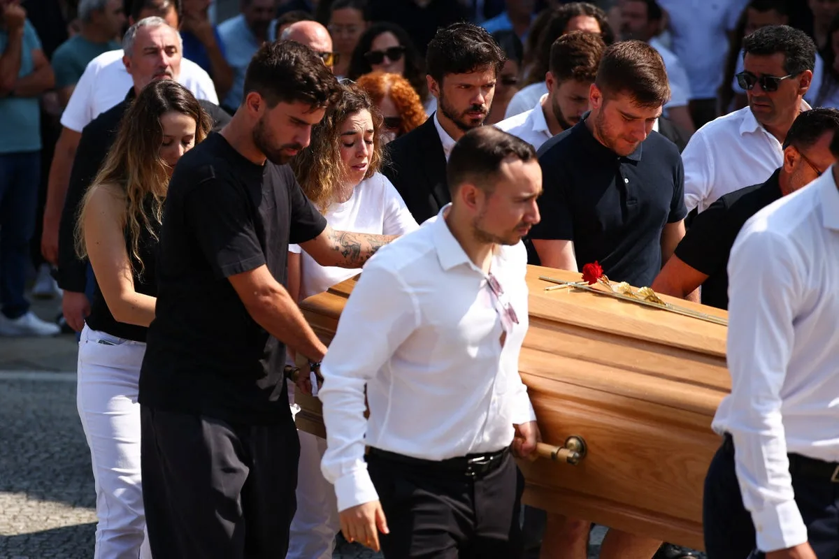 Diogo Jota's Wife and Teammates Attend Funeral After Fatal Car Crash