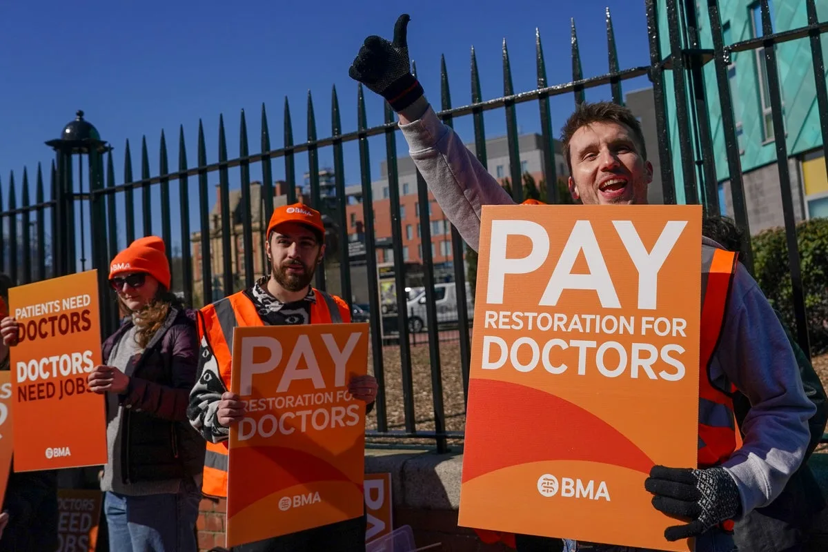 Junior Doctors in England to Strike for Four Days in June After Rejecting Pay Offer