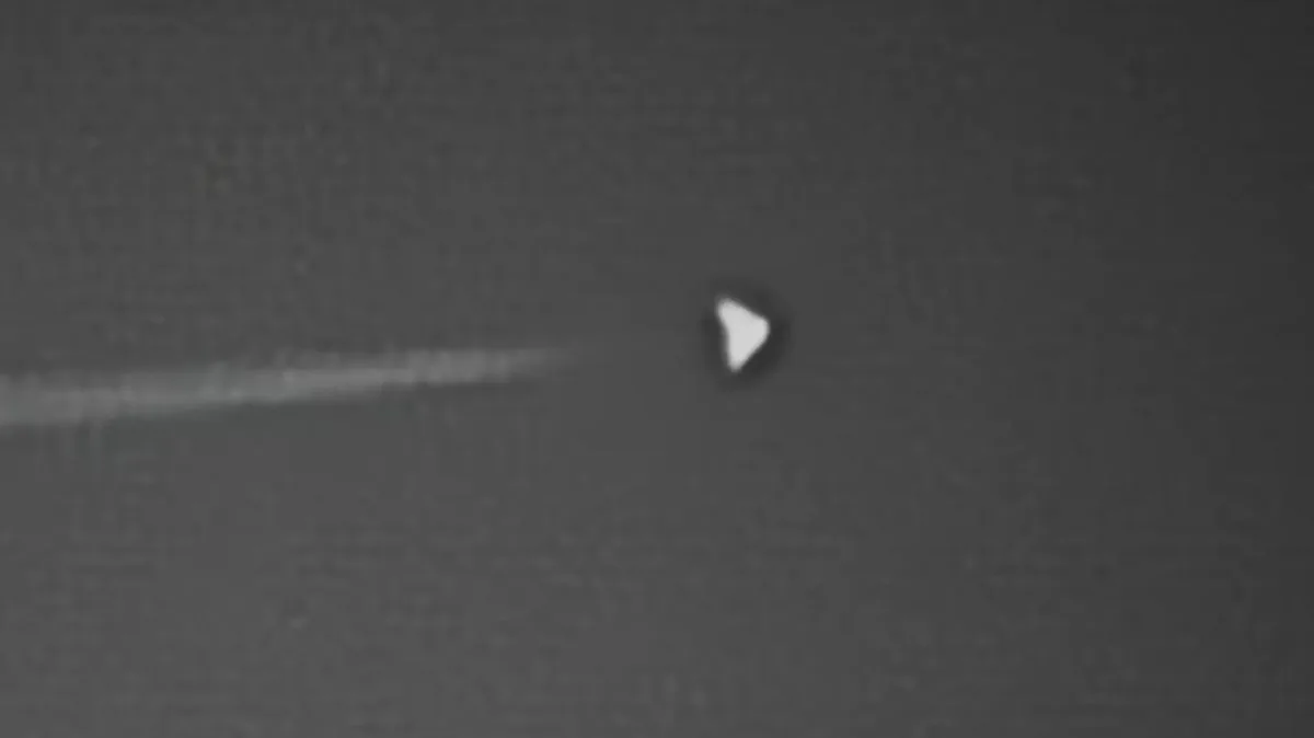 Mysterious 'Dorito' UFO Spotted Over Area 51 Sparks New Mystery